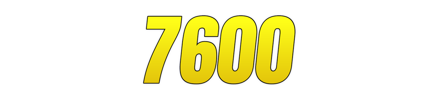 7600